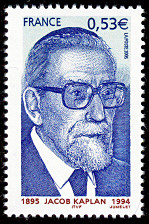 Image du timbre Jacob Kaplan 1895-1995