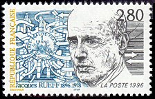 Image du timbre Jacques Rueff 1896-1996