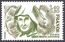 Image du timbre Sœur Anne-Marie Javouhey 1779-1851