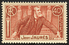 Image du timbre Jean Jaurès (1859-1914) 40 c