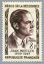 Image du timbre Jean Moulin-1899-1943