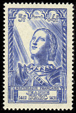 Image du timbre Jeanne d'Arc 1412-1431