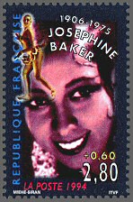 Image du timbre Joséphine Baker 1906-1975