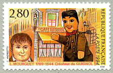 Image du timbre Laurent Mourguet 1769-1844Créateur de Guignol
