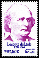Image du timbre Leconte de Lisle 1818 - 1894