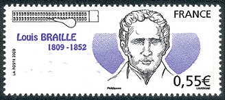 Image du timbre Louis Braille 1809-1852