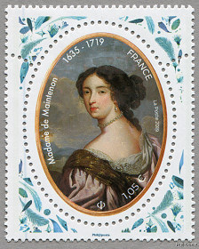 Image du timbre Madame de Maintenon 1635-1719