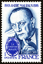 Image du timbre André Malraux 1901-1976-«La condition humaine»