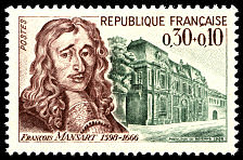 Image du timbre François Mansart 1598-1666