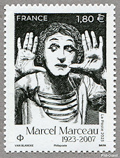 Image du timbre Marcel Marceau 1923-2007