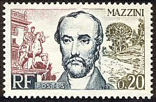 Image du timbre Giuseppe Mazzini (1805-1872)Homme politique et philosophe italien