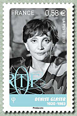Image du timbre Denise Glaser 1920-1983