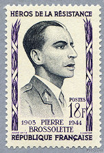 Image du timbre Pierre Brossolette-1903-1944