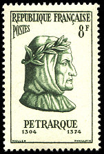 Image du timbre Petrarque 1304-1374