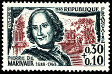 Image du timbre Pierre de Marivaux 1763-1817