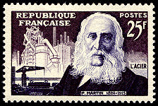 Image du timbre Pierre Emile Martin 1824-1915L´acier

