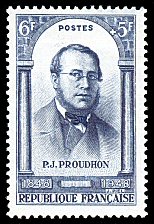 Image du timbre Pierre Joseph Proudhon 1809-1865