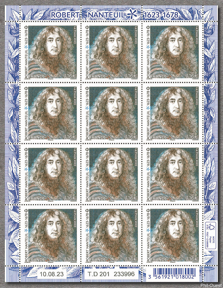 Image du timbre Robert Nanteuil 1623 1678