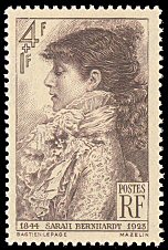 Image du timbre Sarah Bernhardt1844-1923