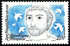 Image du timbre Saint François d'Assise 1182-1226