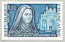 Image du timbre Centenaire de la naissance de-Sainte Thérèse de l'Enfant Jésus