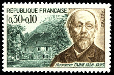 Image du timbre Hippolyte Taine  1828-1893