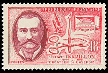 Image du timbre Octave Terrillon (1844-1895)Créateur de l´asepsie chirurgicale