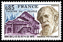 Image du timbre Théâtre du peuple de BussangMaurice Pottecher