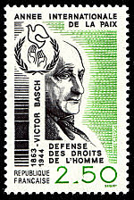 Image du timbre Victor Basch 1863-1944-Défense des Droits de l'Homme