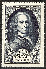 Image du timbre Voltaire 1694-1778