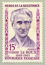 Image du timbre Yvonne Le Roux-1882-1945