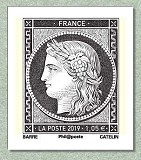 Image du timbre Cérès noire petit format