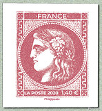 Image du timbre Cérès de Bordeaux 1,40 € rouge