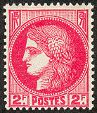 Image du timbre Céres 2F rose-rouge