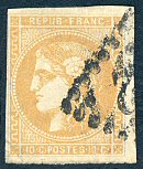 Image du timbre Cérès 10 centimes bistre-Report  2