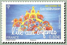 Image du timbre La télévision - l'île aux enfants