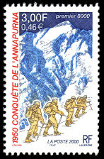 Image du timbre Cinquantenaire de la conquête de l'Annapurna