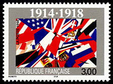 Image du timbre 1914-191880ème anniversaire de l´armistice
