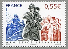 Image du timbre Armistice 1914 - 1918