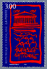 Image du timbre Assemblée Nationale 1798-1998