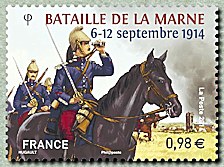Image du timbre La bataille de la Marne