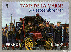 Image du timbre Les taxis de la Marne