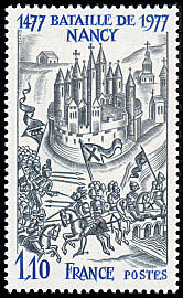 Image du timbre Bataille de Nancy 1477 - 1977