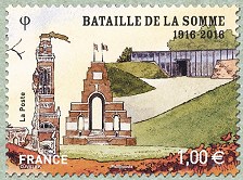 Image du timbre Bataille de la Somme 1919-2016 - 1 euro