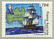 Image du timbre Finders-Baudin 1802-Corvette «Le Géographe»