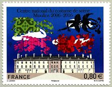 Image du timbre Centre national du costume de scène-Moulins 2006-2016