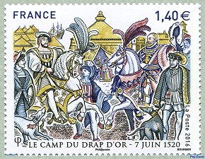 Image du timbre Camp du drap d'Or - 7 juin 1520