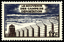 Image du timbre Le Souvenir des camps de déportation