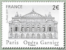 Image du timbre Opéra Garnier