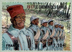 Image du timbre Les tirailleurs sénégalais